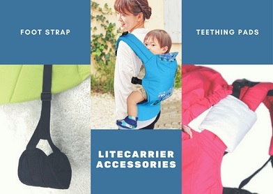 <p>LiteCarrier Accessories: Teething Pads + FootStrap Bundled</p>